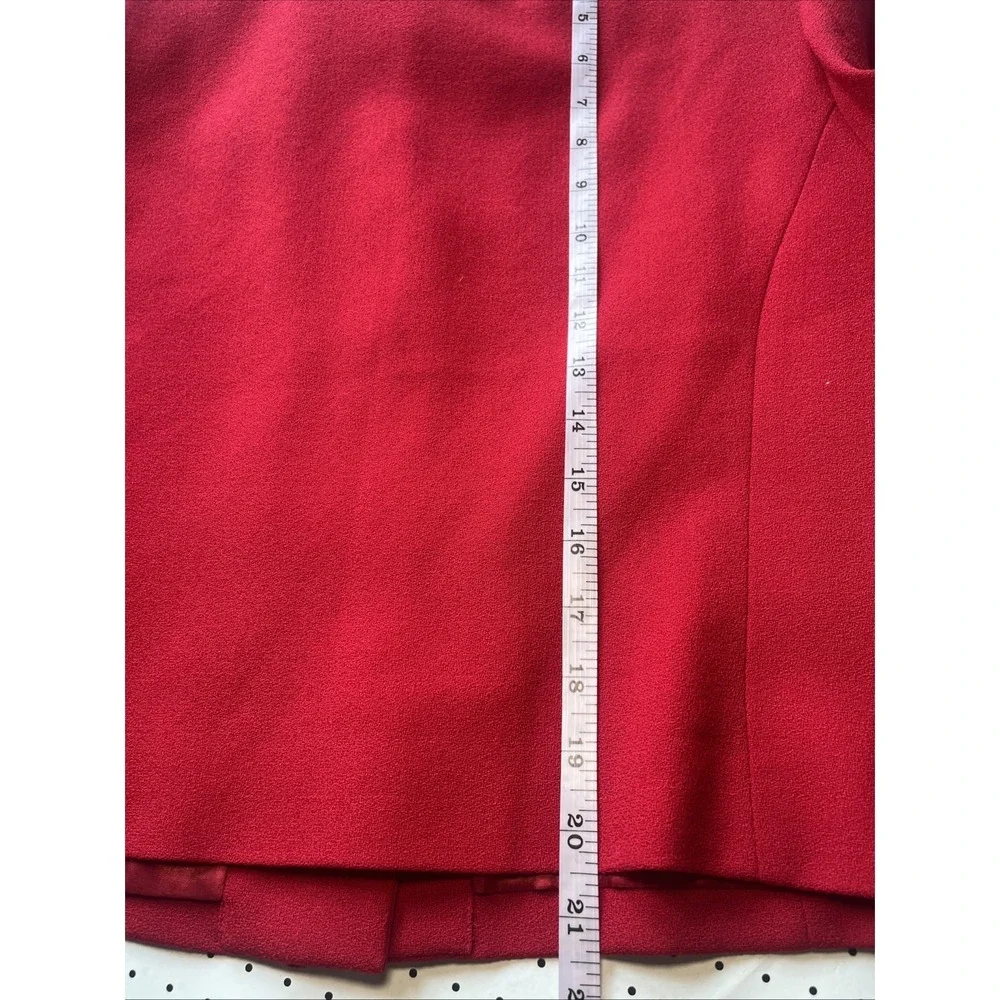 Pendleton Red Virgin Wool Blazer Jacket Women's Size 10 USA Button Front Career